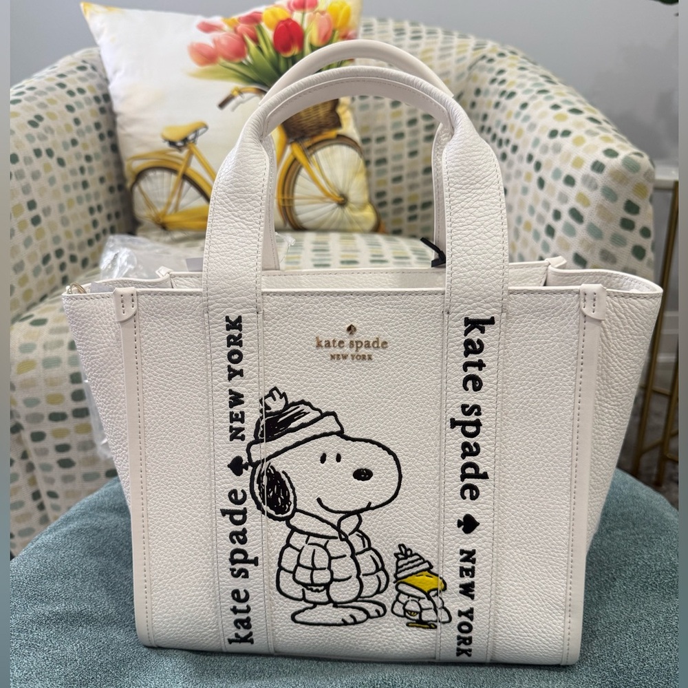 Small tote Cream Multi - Picture 3 of 10